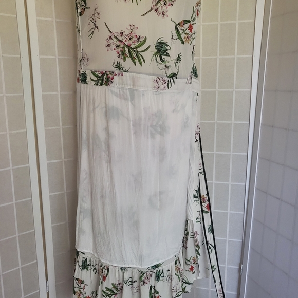 Birgitte Herskind silk floral wrap dress S - Picture 9 of 11
